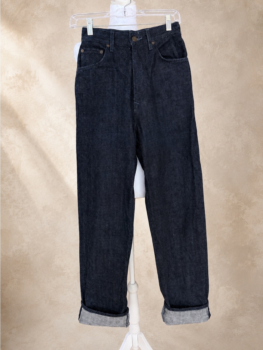 Imogene + Willie Catherine Indigo Rigid Nep Jeans Like New Selvedge Denim - Picture 7 of 12